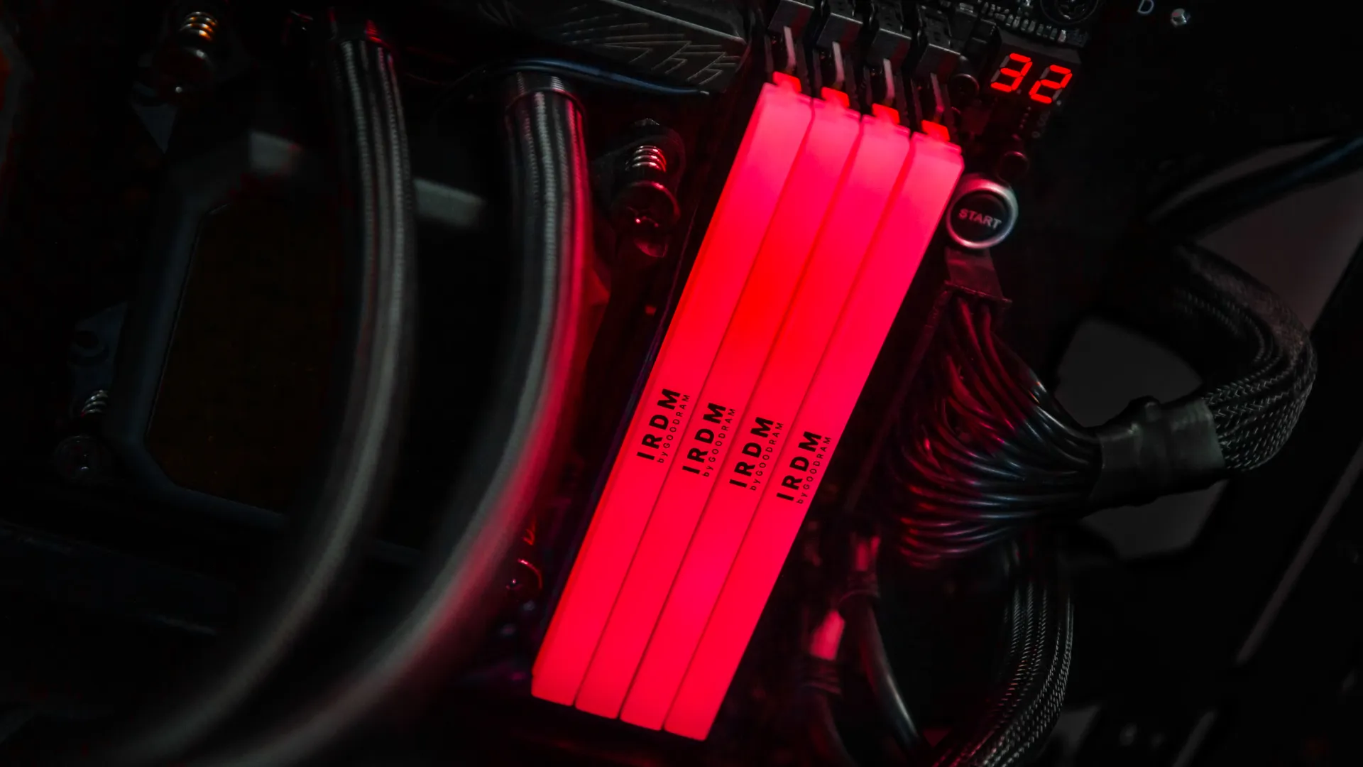 Оперативна памʼять Goodram IRDM RGB DDR5 32GB 2x16GB 6800MHz (IRG-68D5L34S/32GDC)