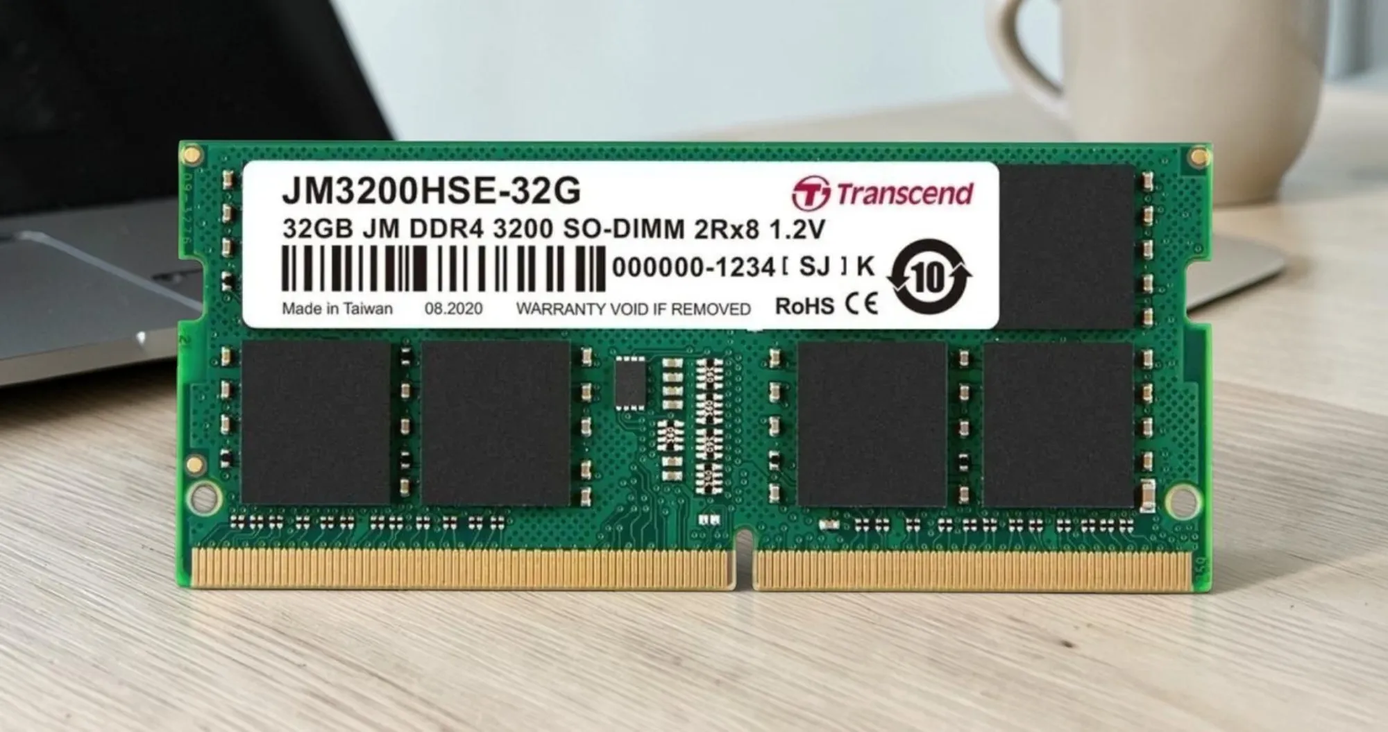 Оперативная память Transcend SO-DIMM DDR4 32GB 1x32GB 3200MHz (JM3200HSE-32G)