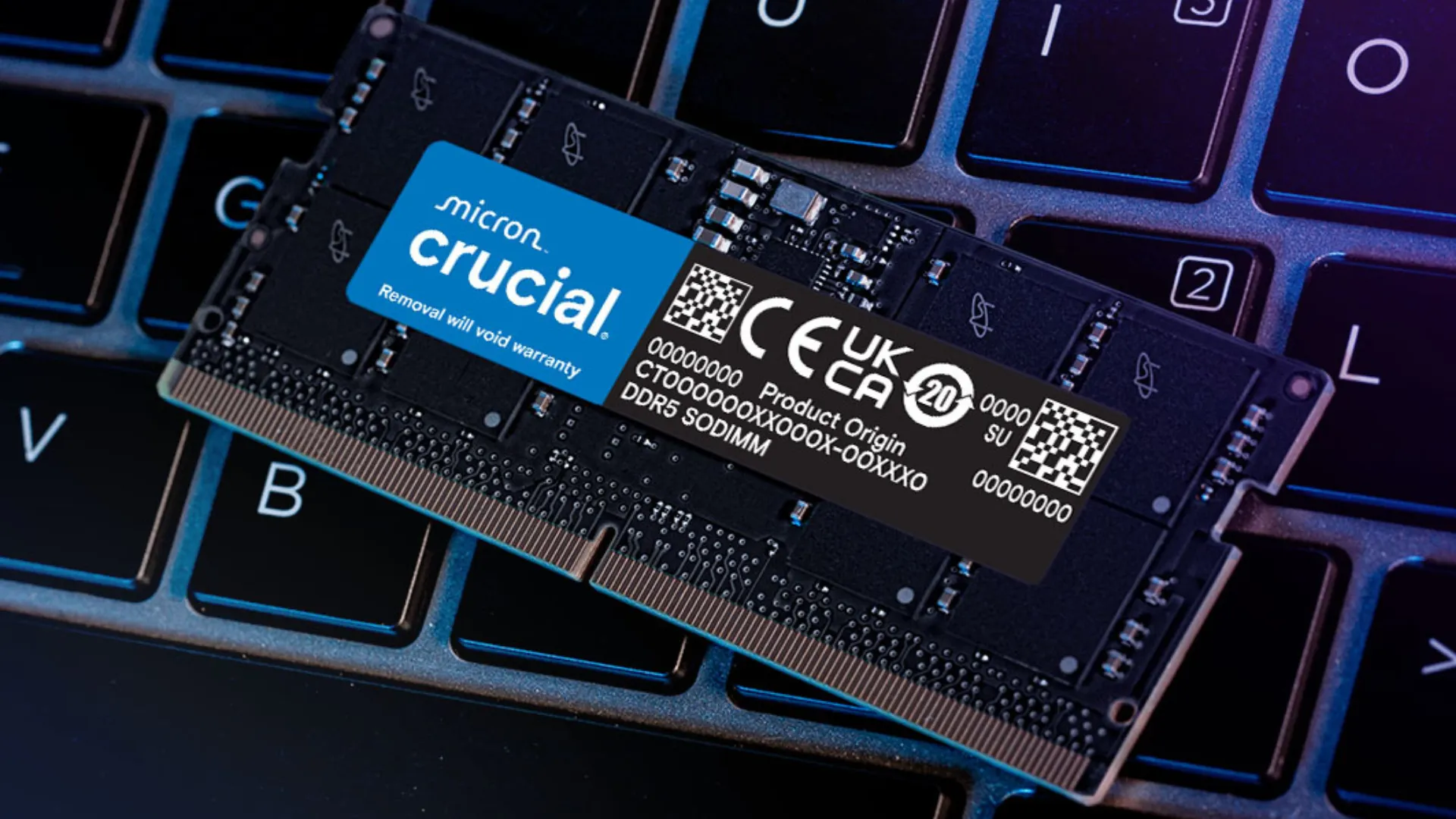Оперативная память Crucial SO-DIMM DDR5 64GB 2x32GB 5600MHz (CT2K32G56C46S5)