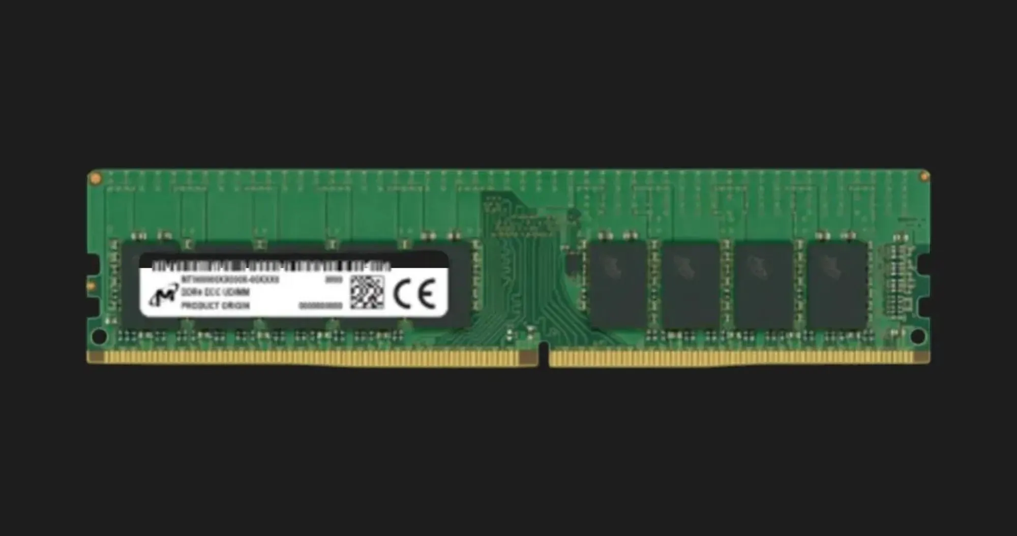 Оперативна памʼять Micron ECC DDR4 32GB 1x32GB 3200MHz (MTA18ASF4G72AZ-3G2R)