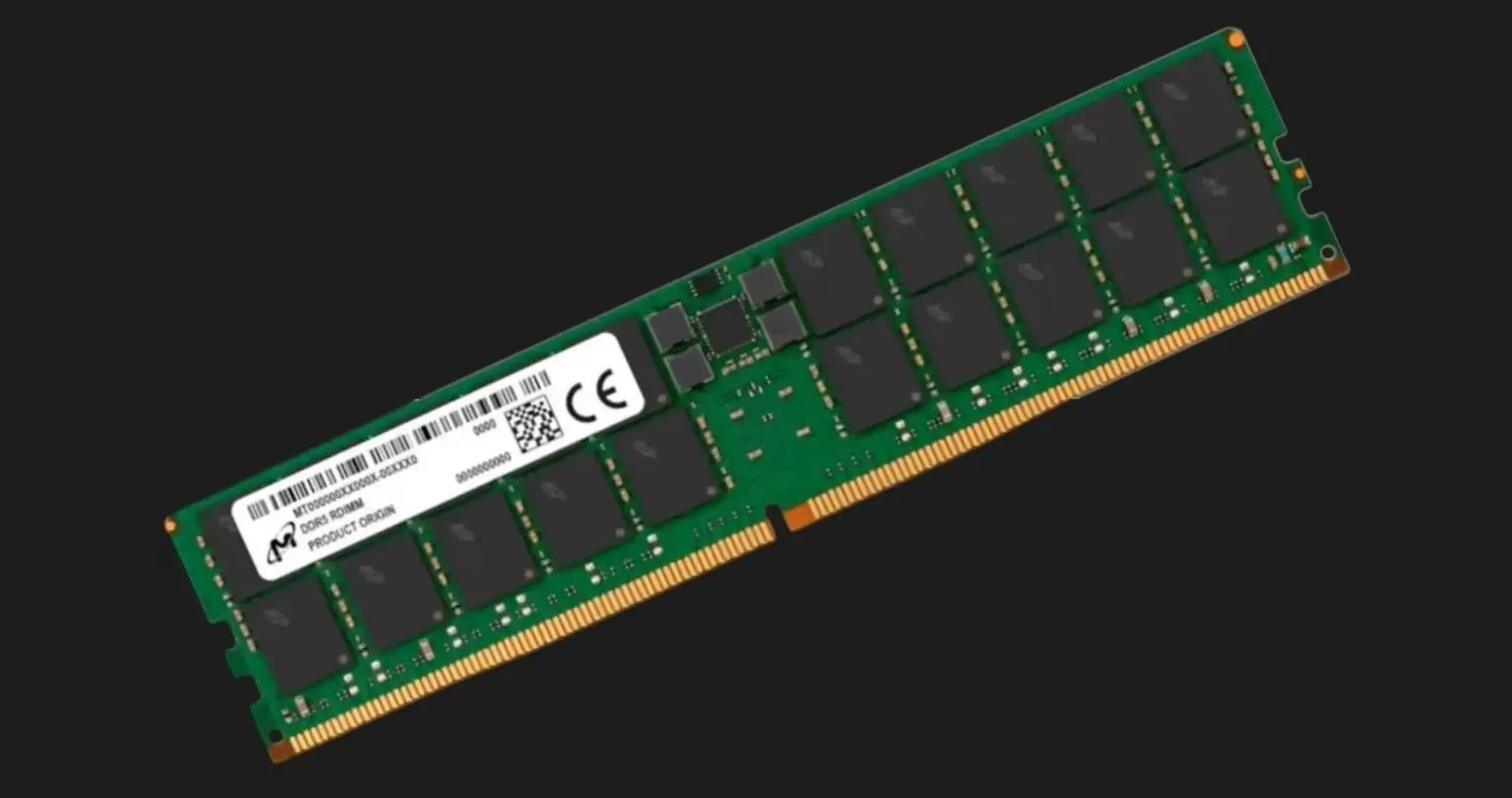 Оперативная память Micron DDR5 64GB 1x64GB 5600MHz (MTC40F2046S1RC56BR)