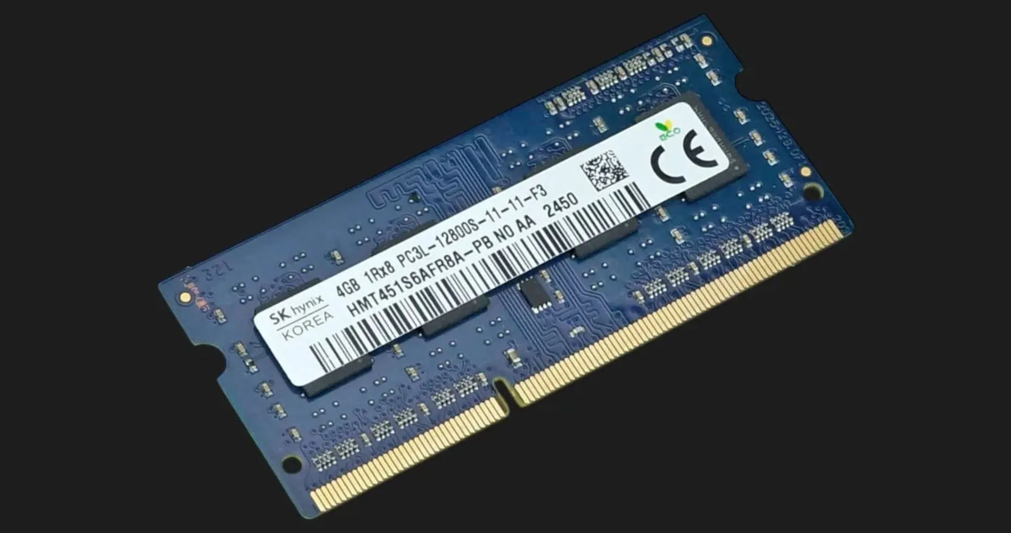 Оперативна памʼять Hynix SO-DIMM DDR3 4GB 1x4GB 1600MHz (HMT451S6AFR8A-PB)
