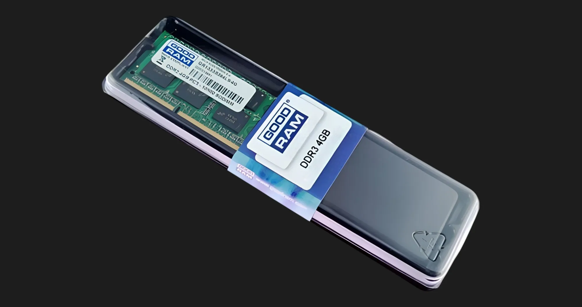 Оперативна памʼять Goodram SO-DIMM DDR3 4GB 1x4GB 1333MHz (W-AMM13334G)