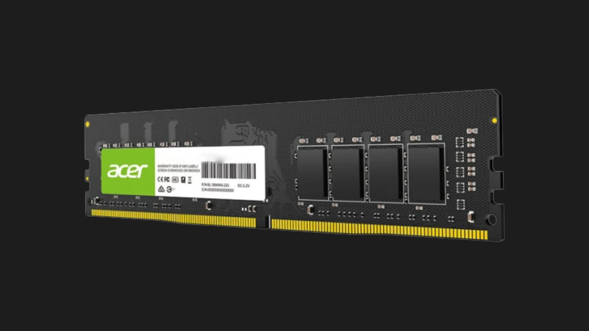 Оперативна памʼять Acer UD100 DDR4 16GB 1x16GB 3200MHz (BL.9BWWA.227)