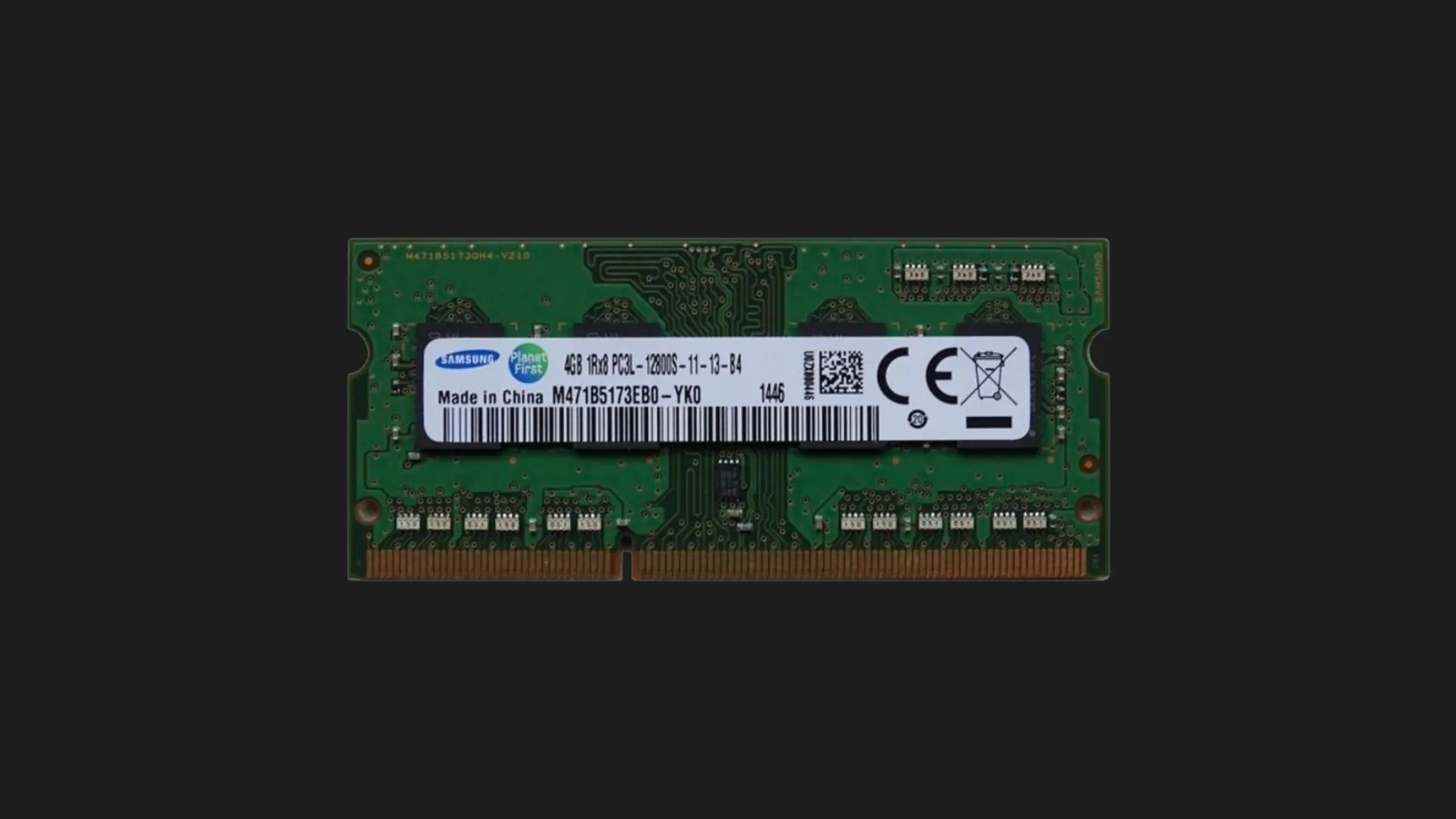 Оперативная память Samsung SO-DIMM DDR3 4GB 1x4GB 1600MHz (M471B5173EB0-YK0)