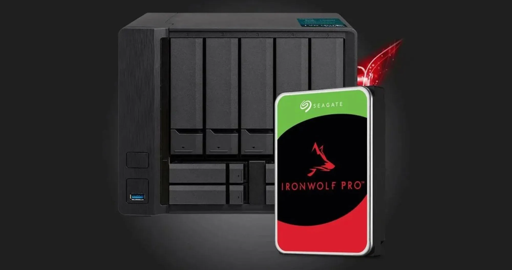 Жорсткий диск Seagate IronWolf Pro 4TB 3.5" 256MB 7200rpm (ST4000NT001)