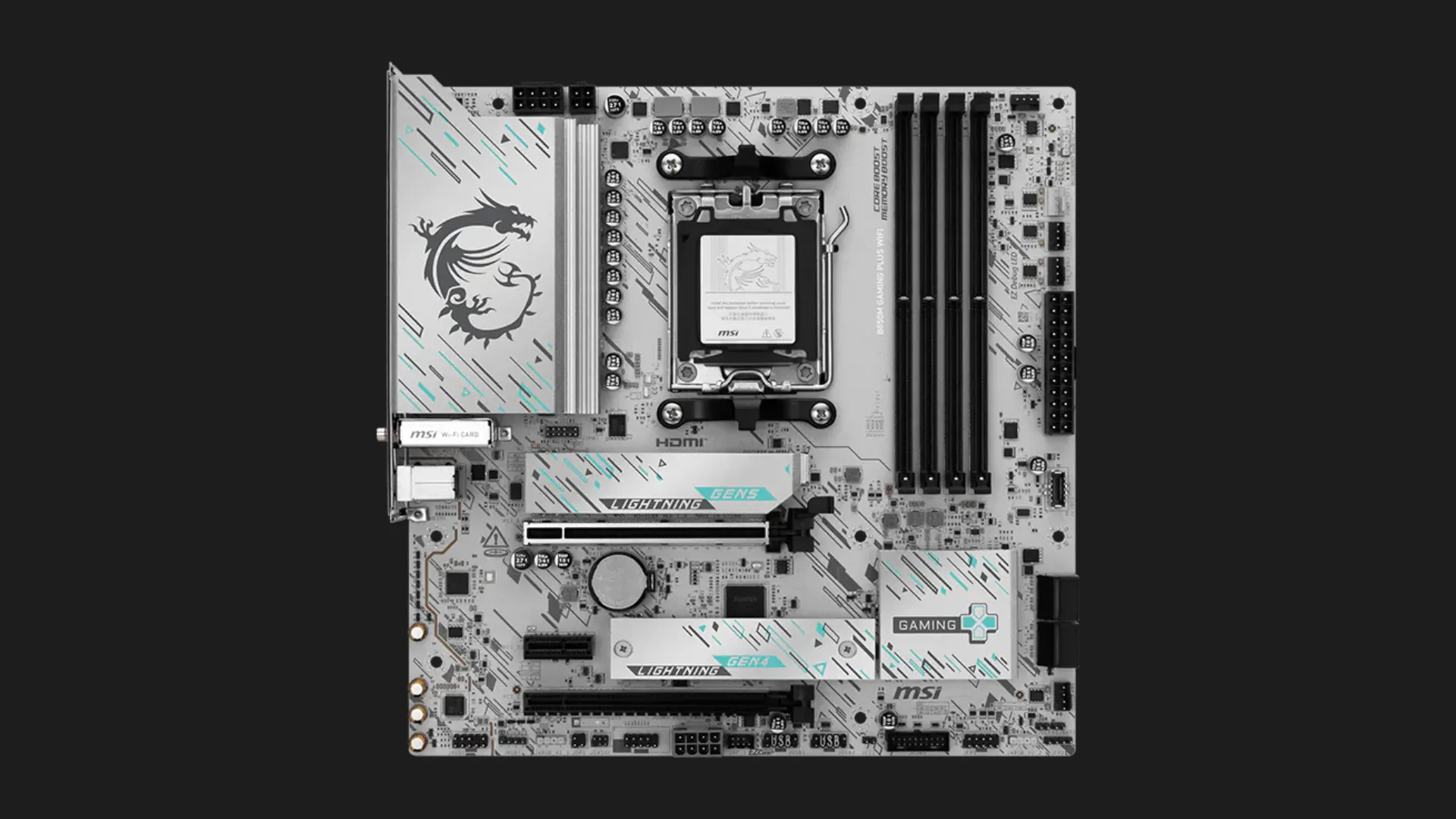 Материнская плата MSI B850M GAMING PLUS WIFI (sAM5) (B850M GAMING PLUS WIFI)