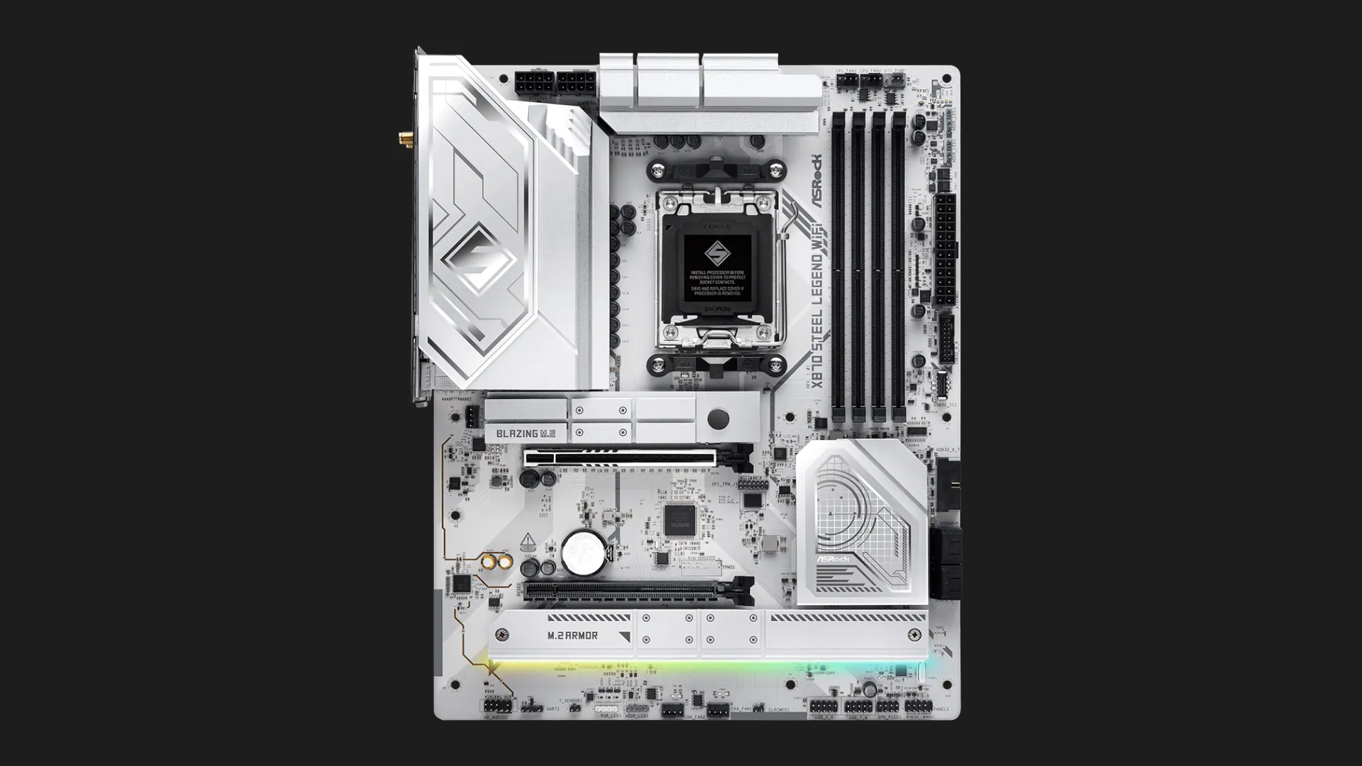 Материнская плата ASRock X870 STEEL LEGEND WIFI (sAM5) (X870 STEEL LEGEND WIFI)