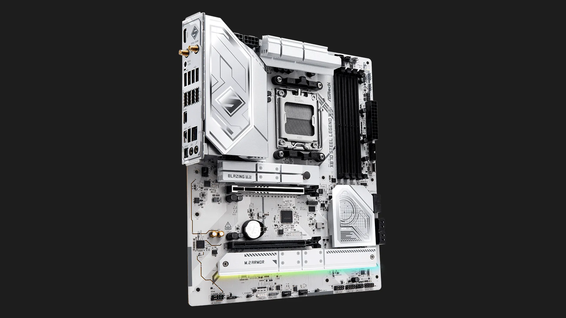 Материнская плата ASRock X870 STEEL LEGEND WIFI (sAM5) (X870 STEEL LEGEND WIFI)