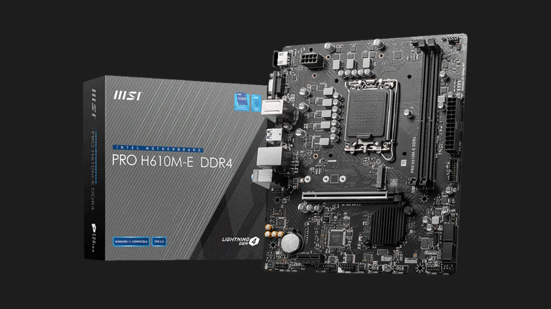 Материнская плата MSI PRO H610M-E DDR4 (s1700) (PRO H610M-E DDR4)