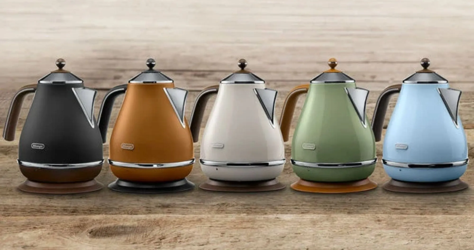 Электрочайник DeLonghi Icona Vintage KBOV 2001 BG