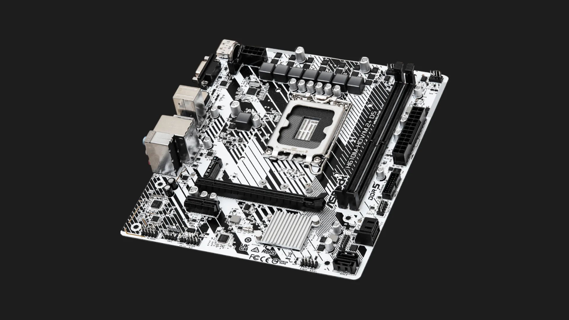 Материнська плата ASRock H610M-HDV/M.2+ D5 (s1700) (H610M-HDV/M.2+ D5)