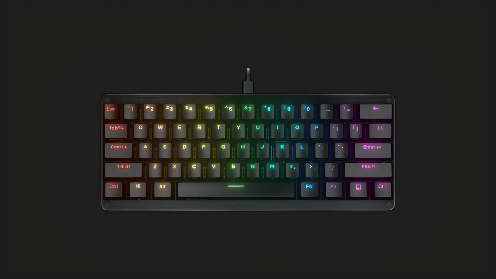 Ігрова клавіатура Cougar Puri Mini RGB (Black)  (UA)
