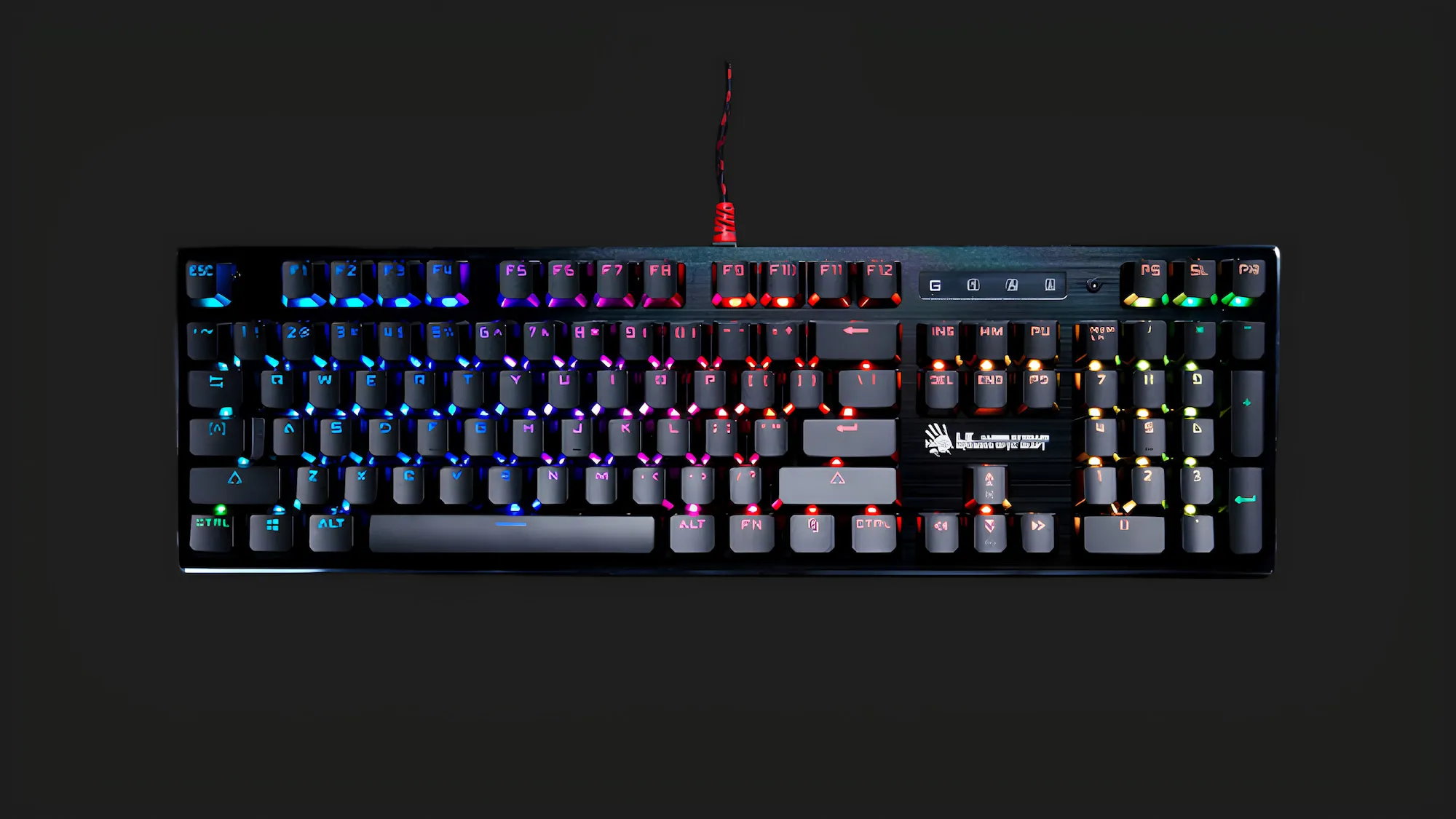 Клавіатура Bloody B820R Red SW (Black) (UA)