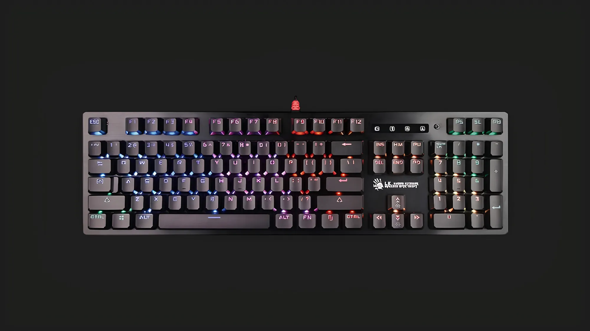 Клавіатура Bloody B820R Red SW (Black) (UA)