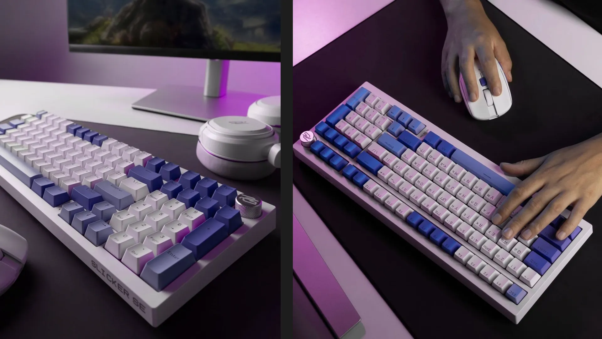 Игровая клавиатура Proove Gaming Slicker Special Edition (White/Purple) (UA)