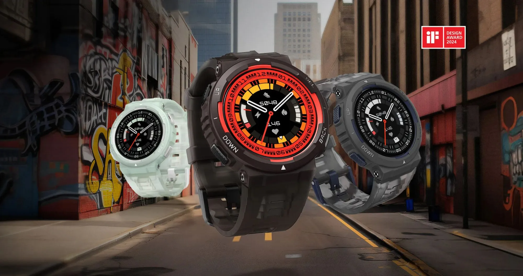 Смарт-годинник Amazfit Active Edge (Lava Black)