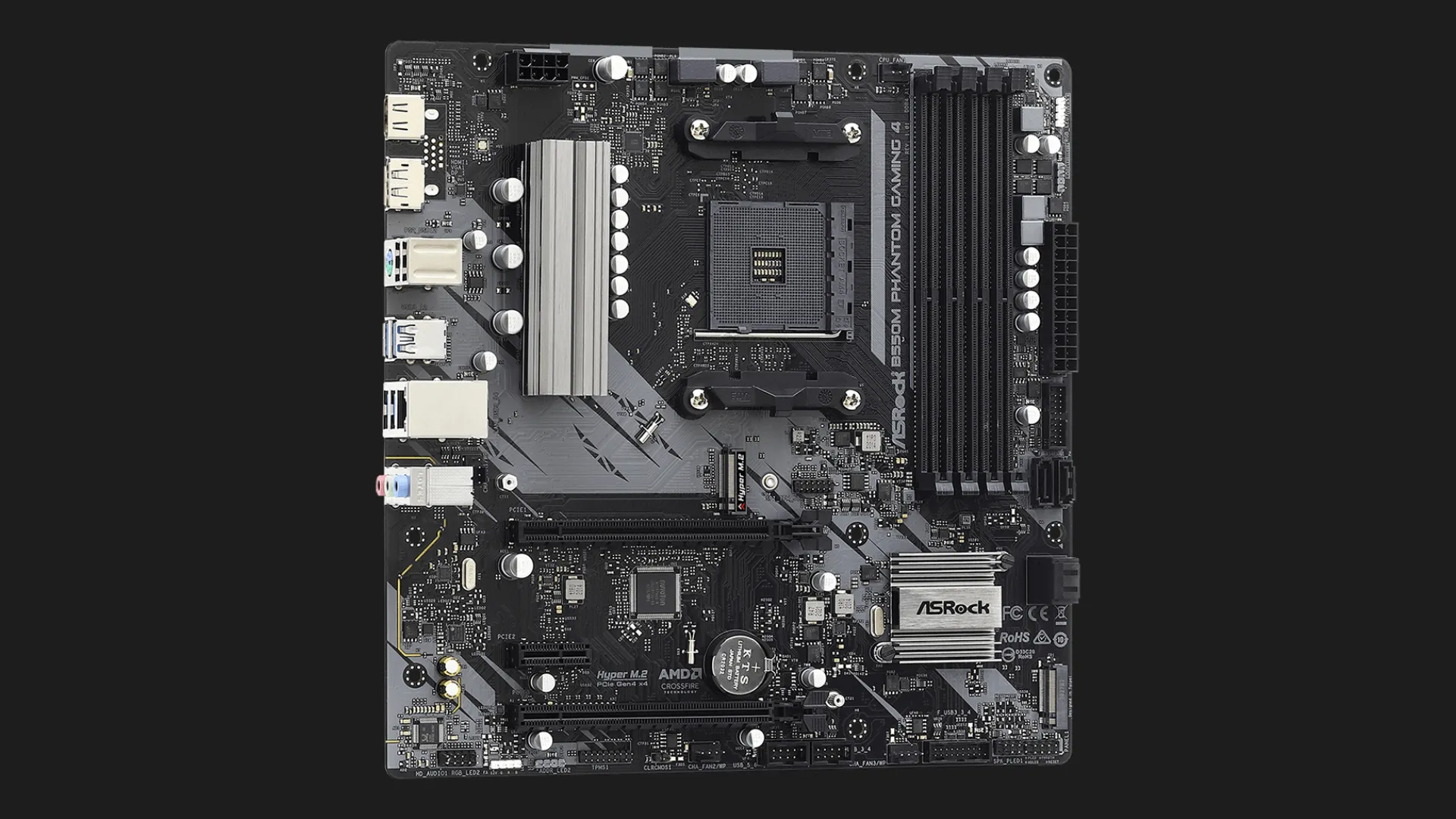 Материнська плата ASRock B550M PHANTOM GAMING 4 (sAM4) (B550M PHANTOM GAMING 4)