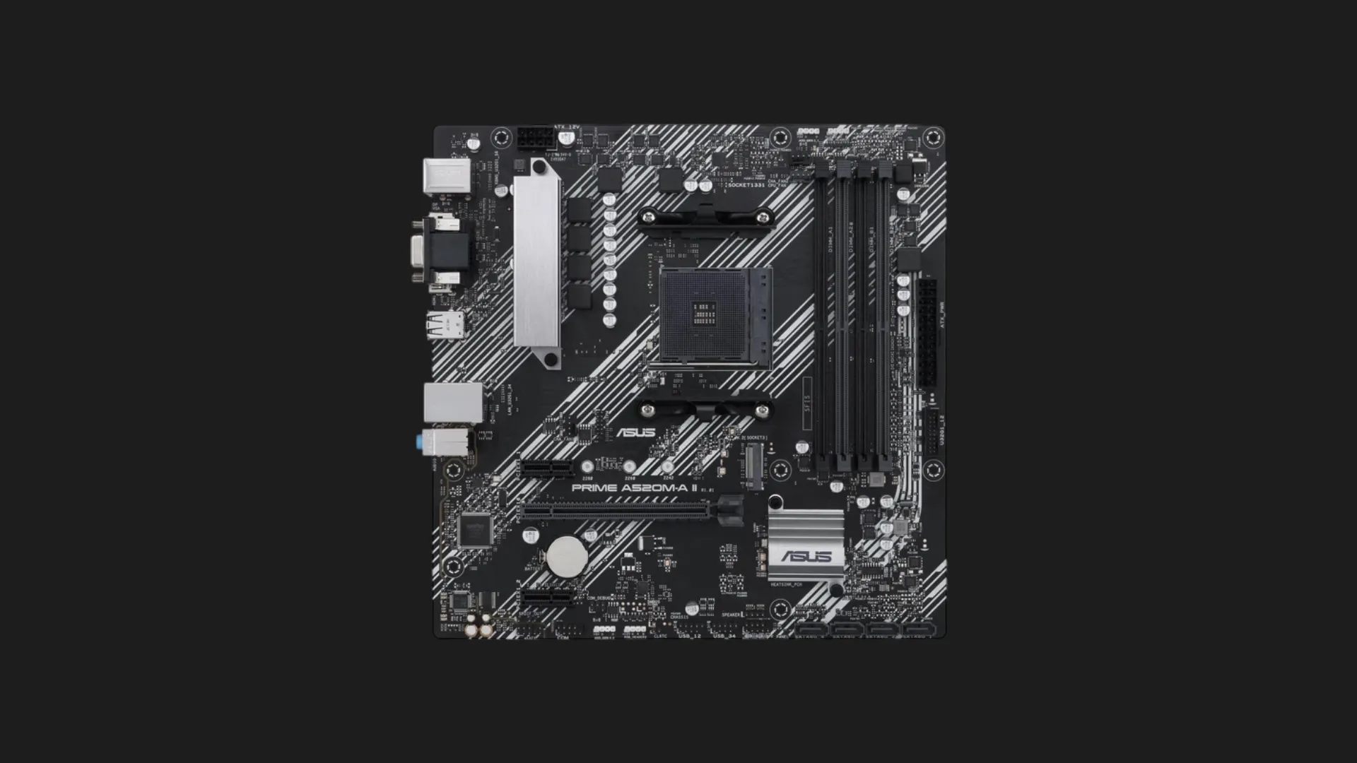 Материнская плата ASUS PRIME A520M-A II/CSM (sAM4) (90MB17H0-M0EAYC)