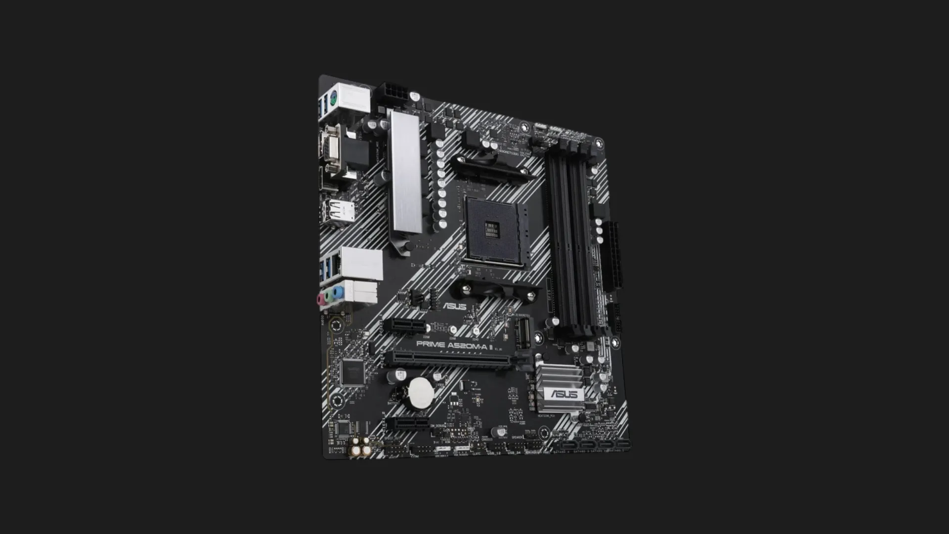 Материнская плата ASUS PRIME A520M-A II/CSM (sAM4) (90MB17H0-M0EAYC)