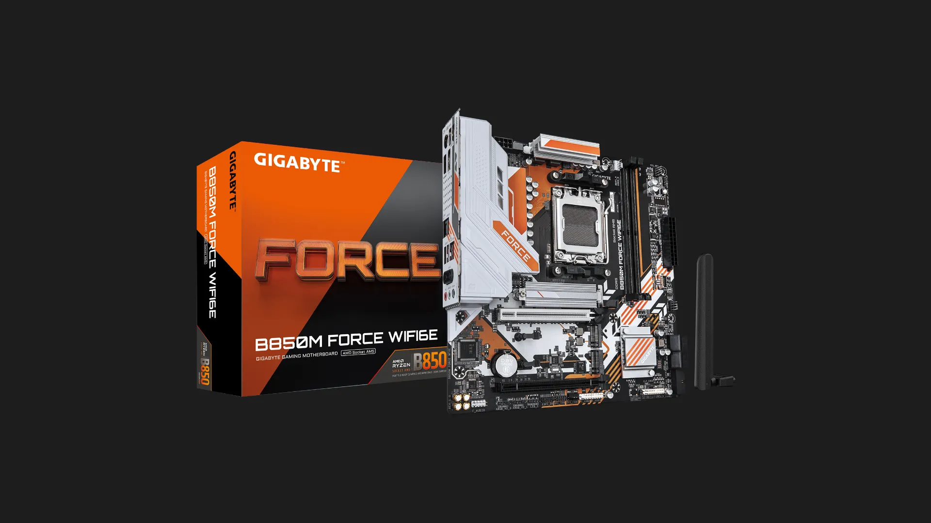 Материнская плата GIGABYTE B850M FORCE WIFI6E (sAM5) (B850M FORCE WIFI6E)