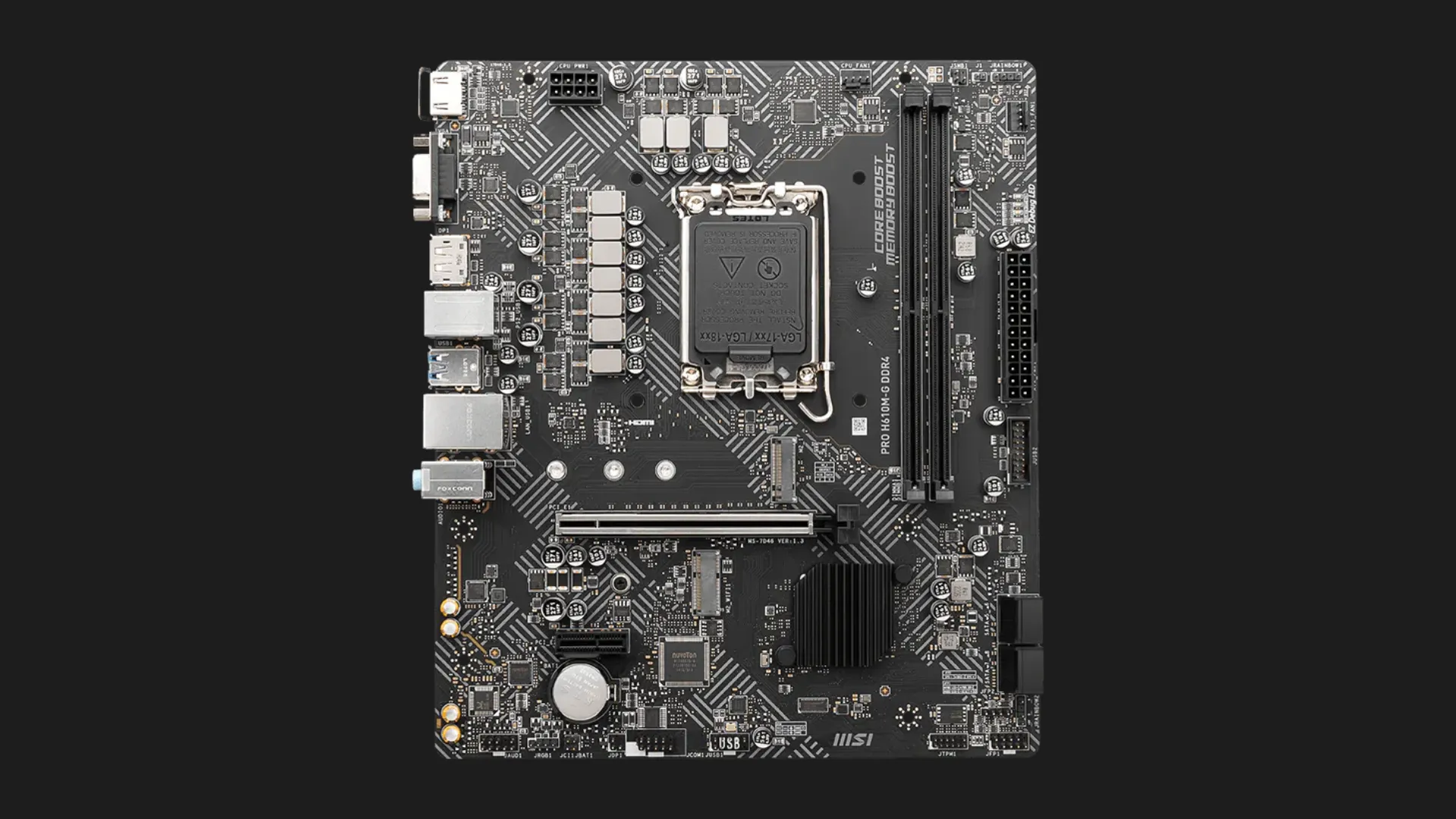 Материнская плата MSI PRO H610M-G DDR4 (s1700) (PRO H610M-G DDR4)