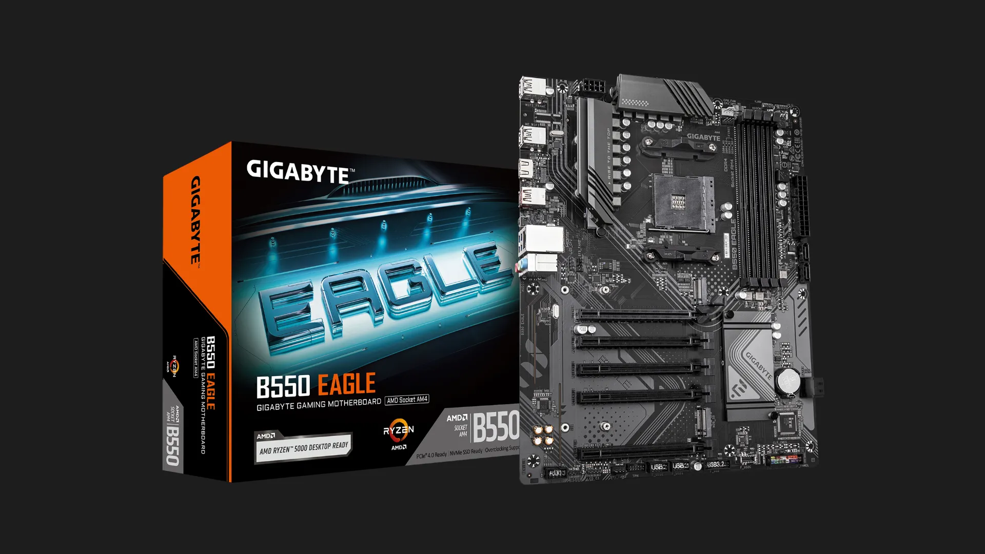 Материнская плата GIGABYTE B550 EAGLE 1.0 (sAM4) (B550 EAGLE 1.0)