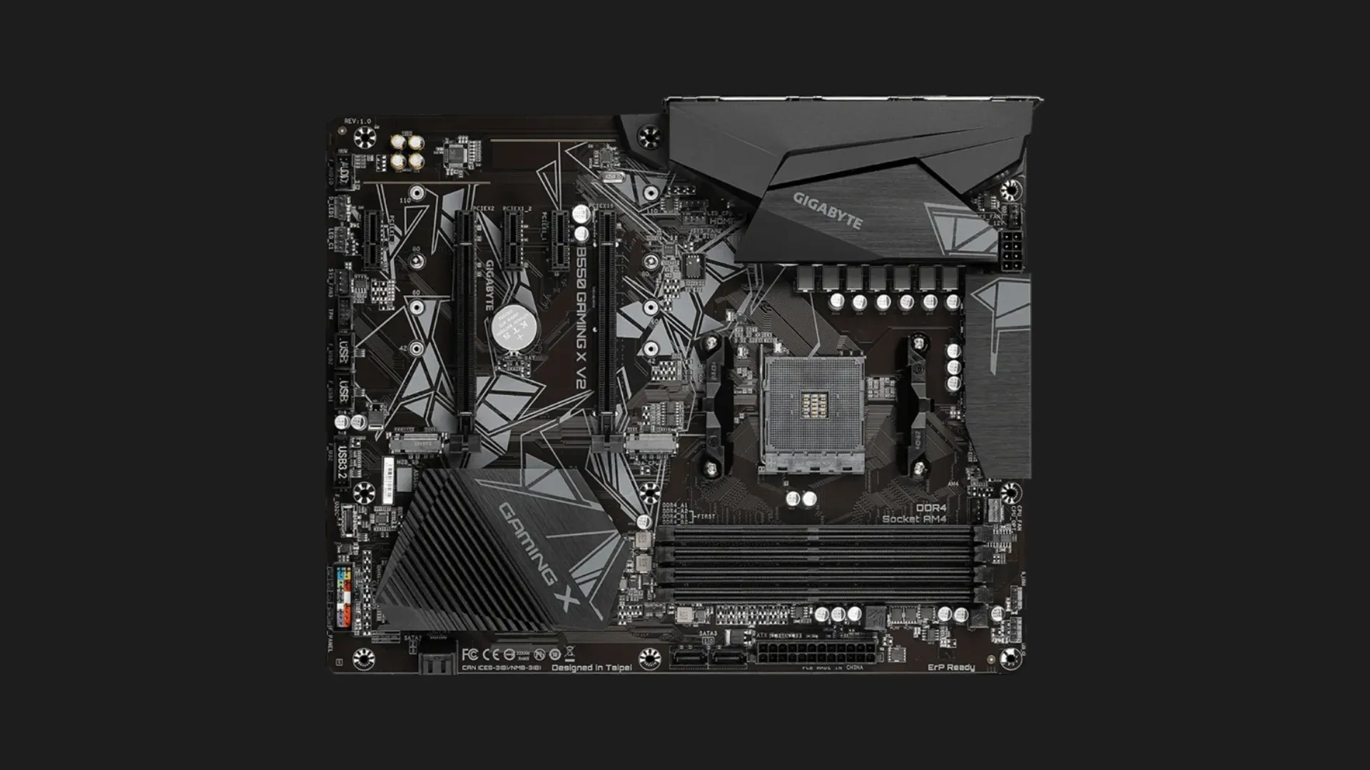 Материнская плата GIGABYTE B550 GAMING X V2 1.3 (sAM4) (B550 GAMING X V2 1.3)