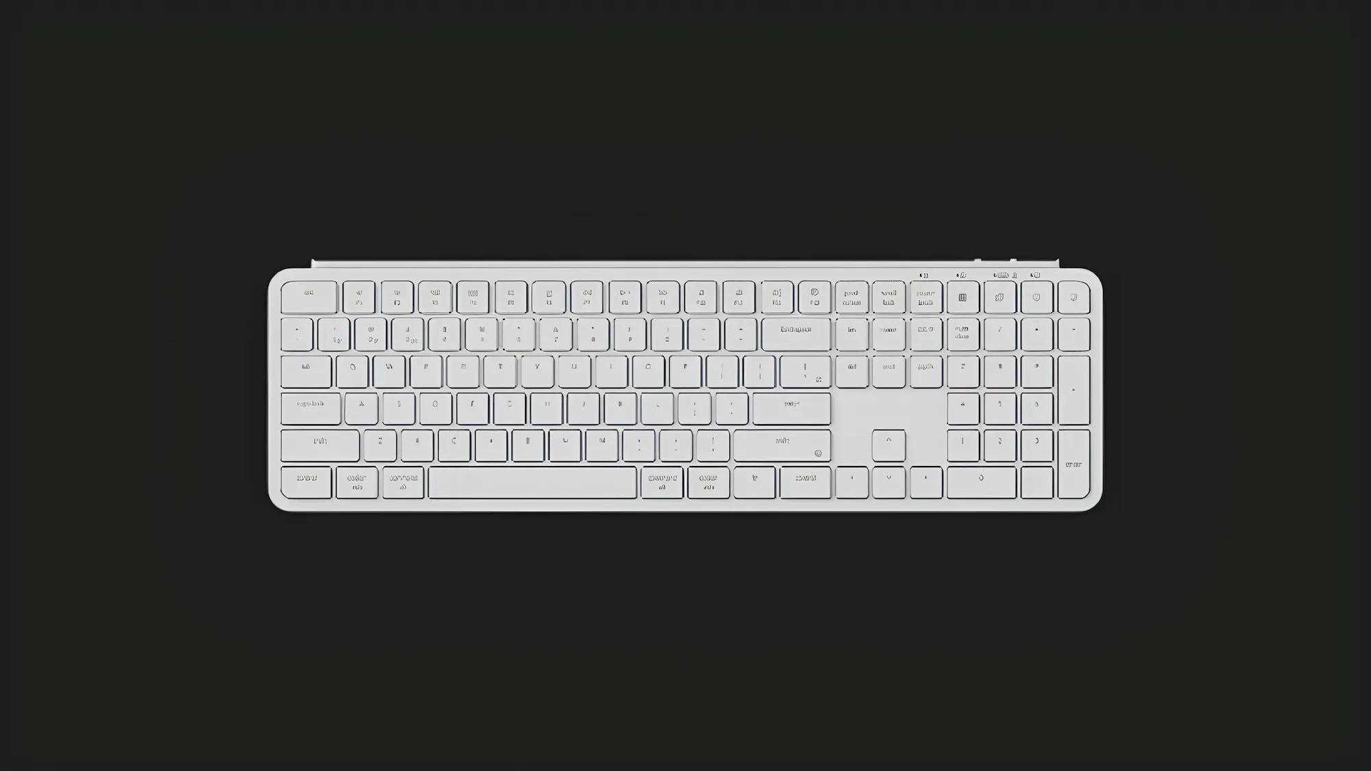 Клавіатура мембрана Keychron B6 Pro Ivory (White) (B6P-K8-UA)