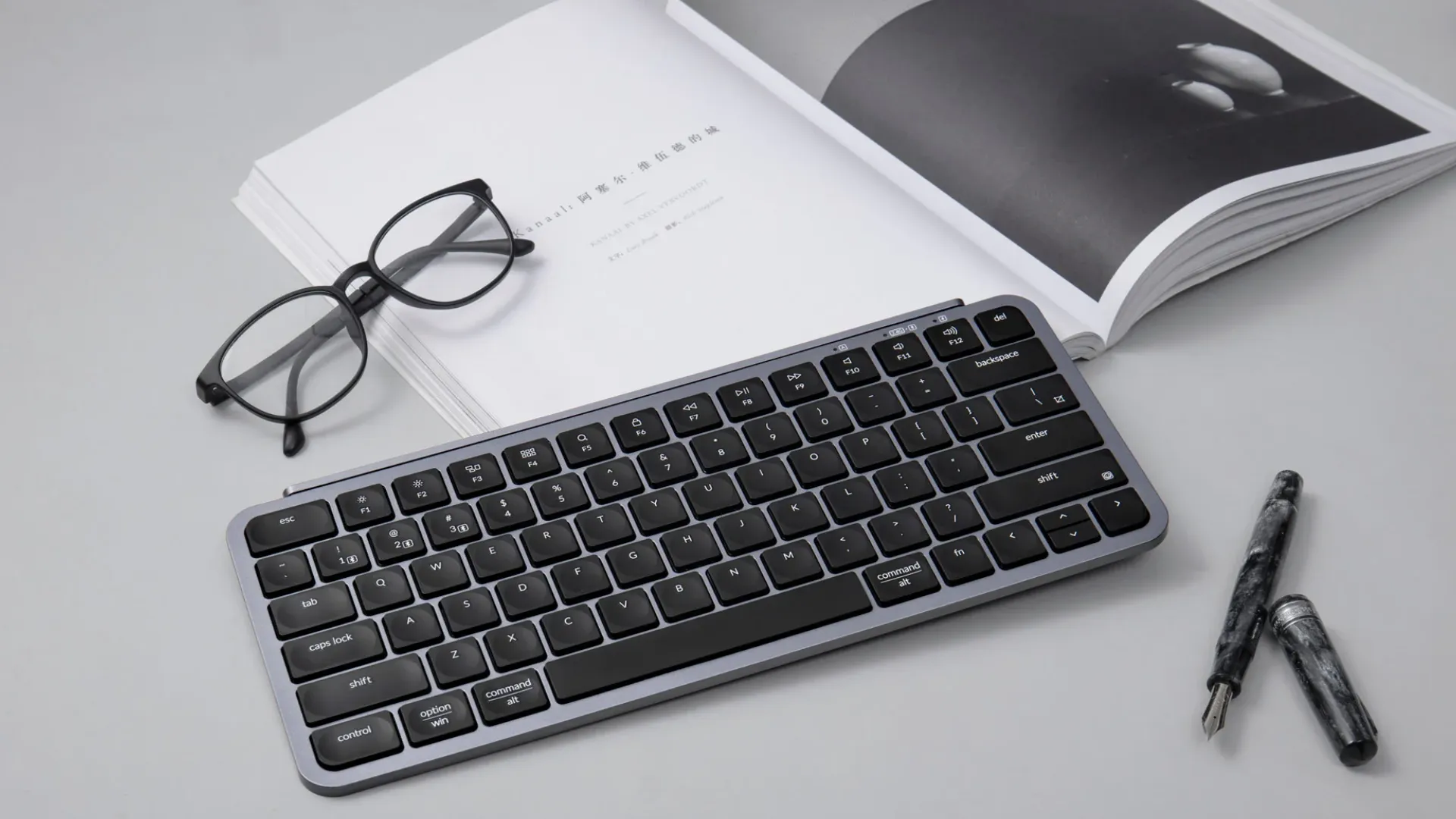 Клавіатура мембрана Keychron B1 Pro Space (Gray) (B1P-K1-UA)