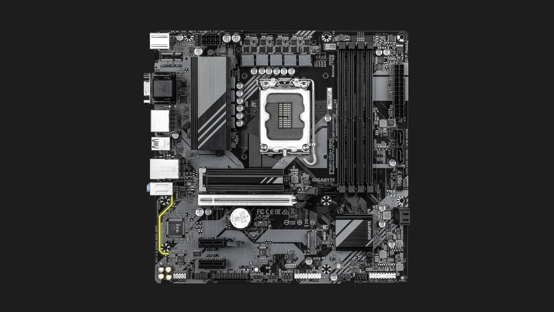 Материнская плата GIGABYTE B760M DS3H GEN5 (s1700) (B760M DS3H GEN5)