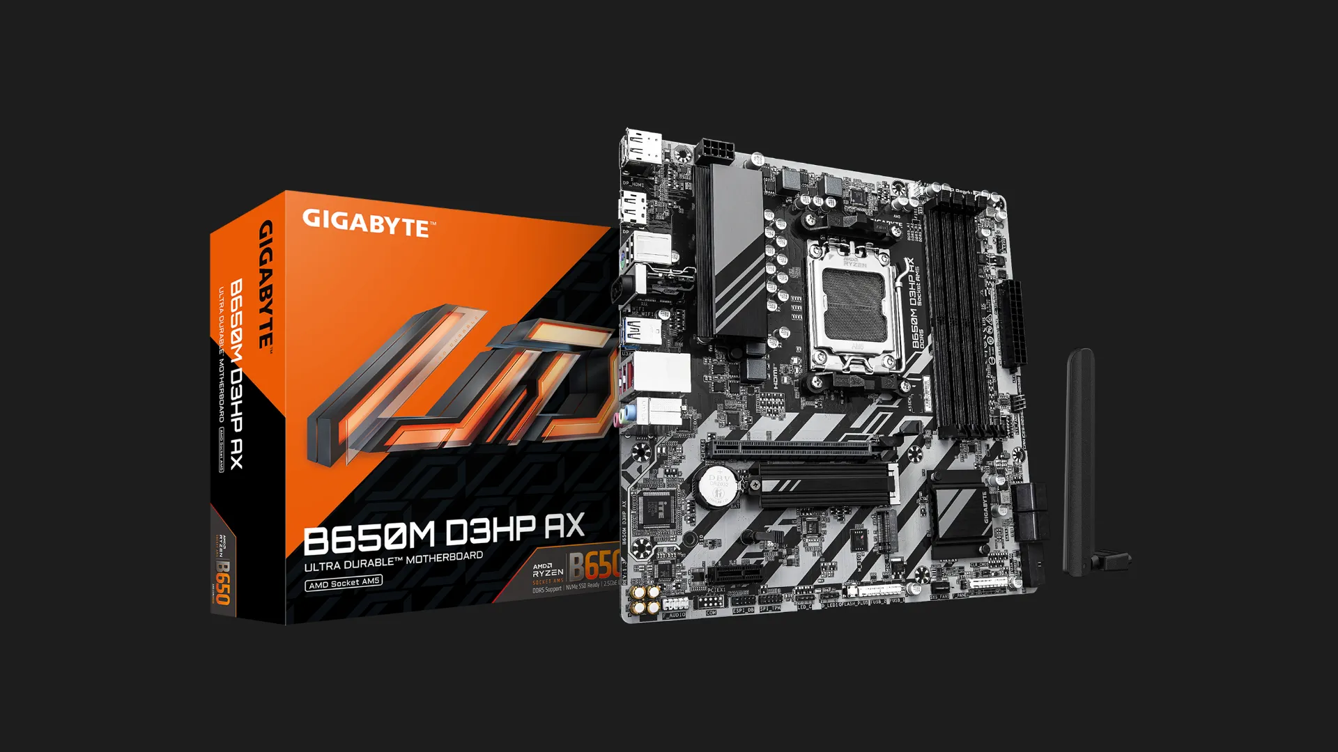 Материнська плата GIGABYTE B650M D3HP AX 1.3 (B650M D3HP AX 1.3)