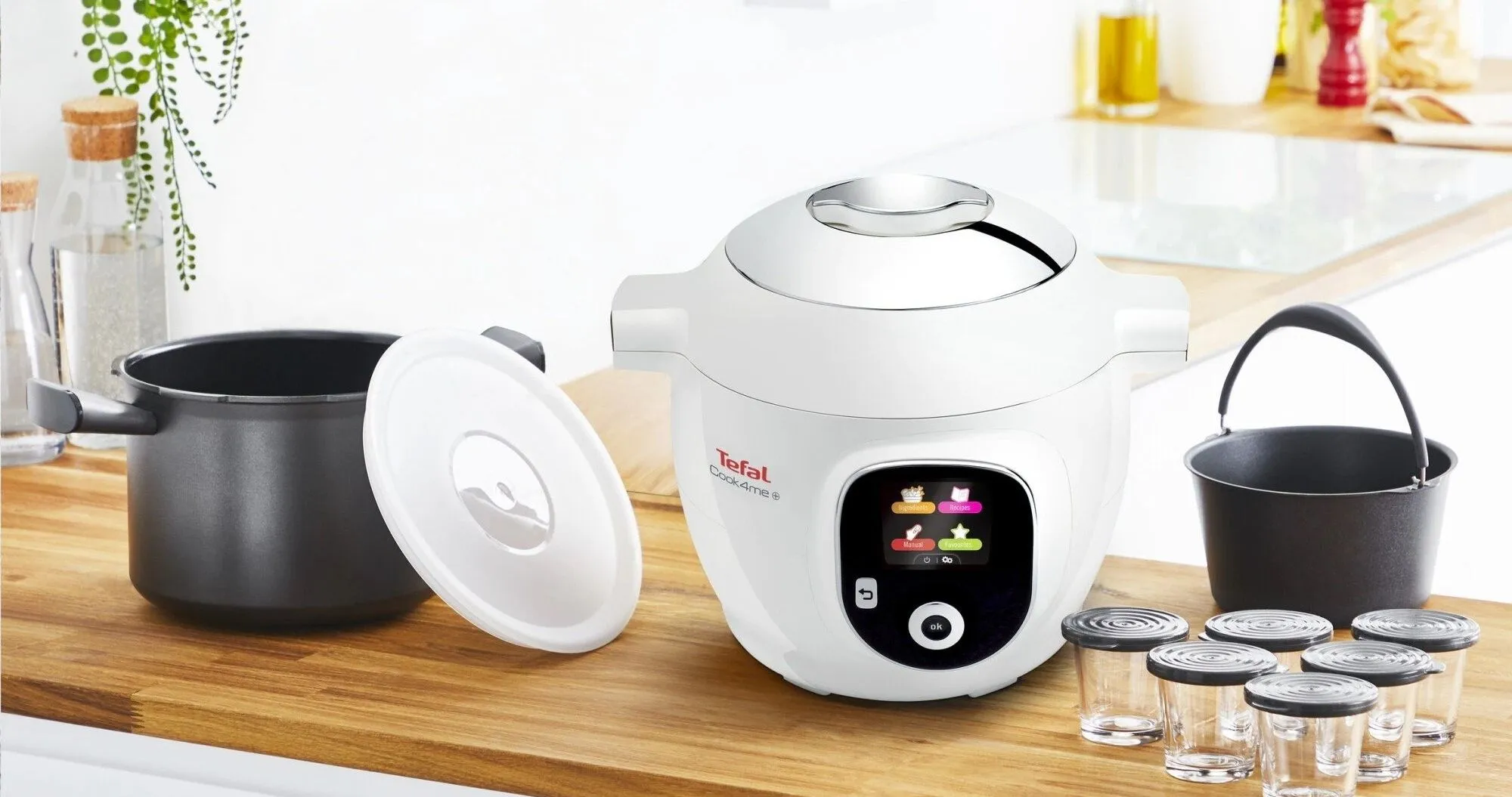 Мультиварка-скороварка Tefal Cook4me+ CY851130