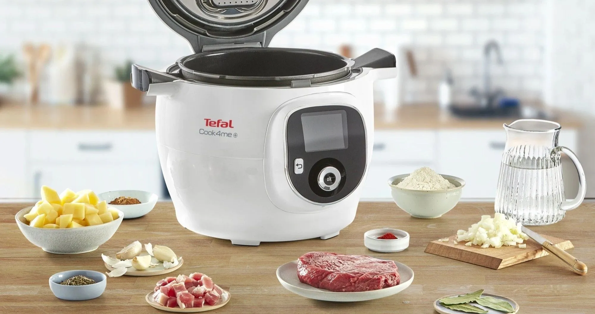 Мультиварка-скороварка Tefal Cook4me+ CY851130