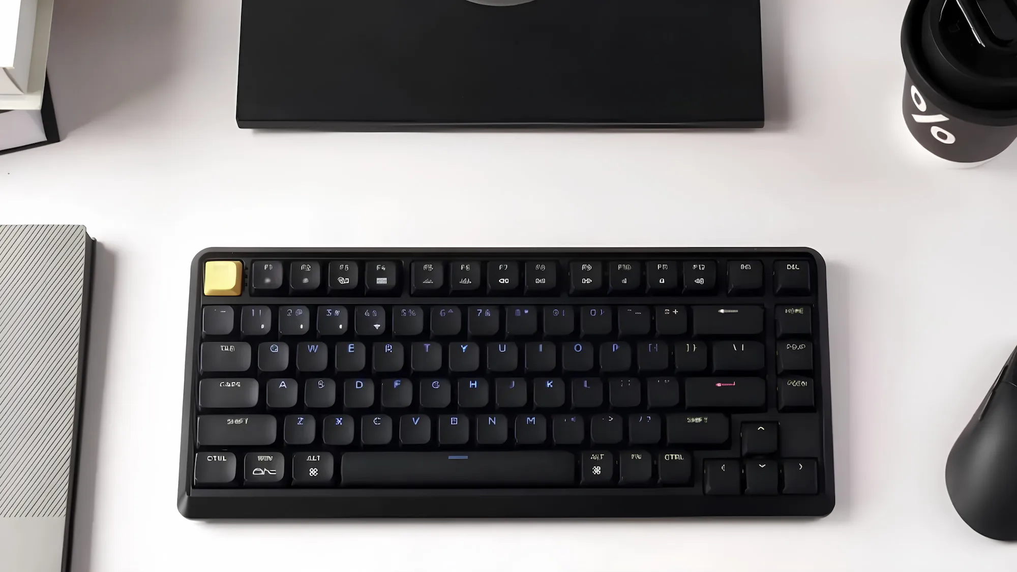 Игровая клавиатура Keychron J1 82 Key RGB K Pro Banana (Black) (J1-H4-UA)