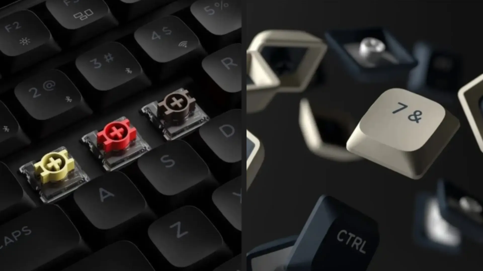 Игровая клавиатура Keychron J1 82 Key RGB K Pro Banana (Black) (J1-H4-UA)