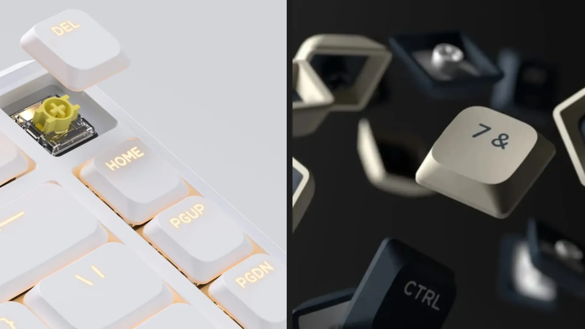 Ігрова клавіатура Keychron J1 82 Key RGB K Pro Red (White) (J1-Q1-UA)