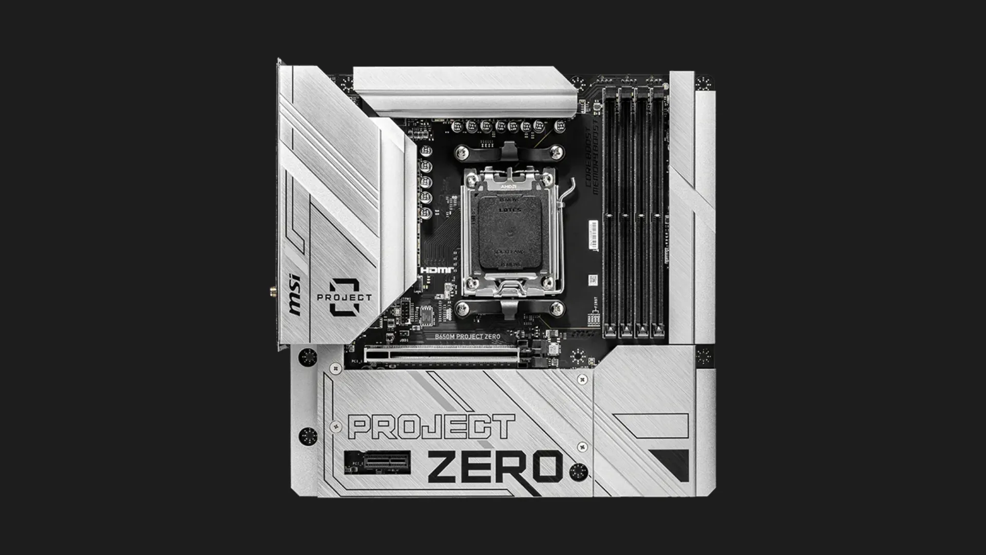 Материнская плата MSI B650M PROJECT ZERO (sAM5) (B650M PROJECT ZERO)