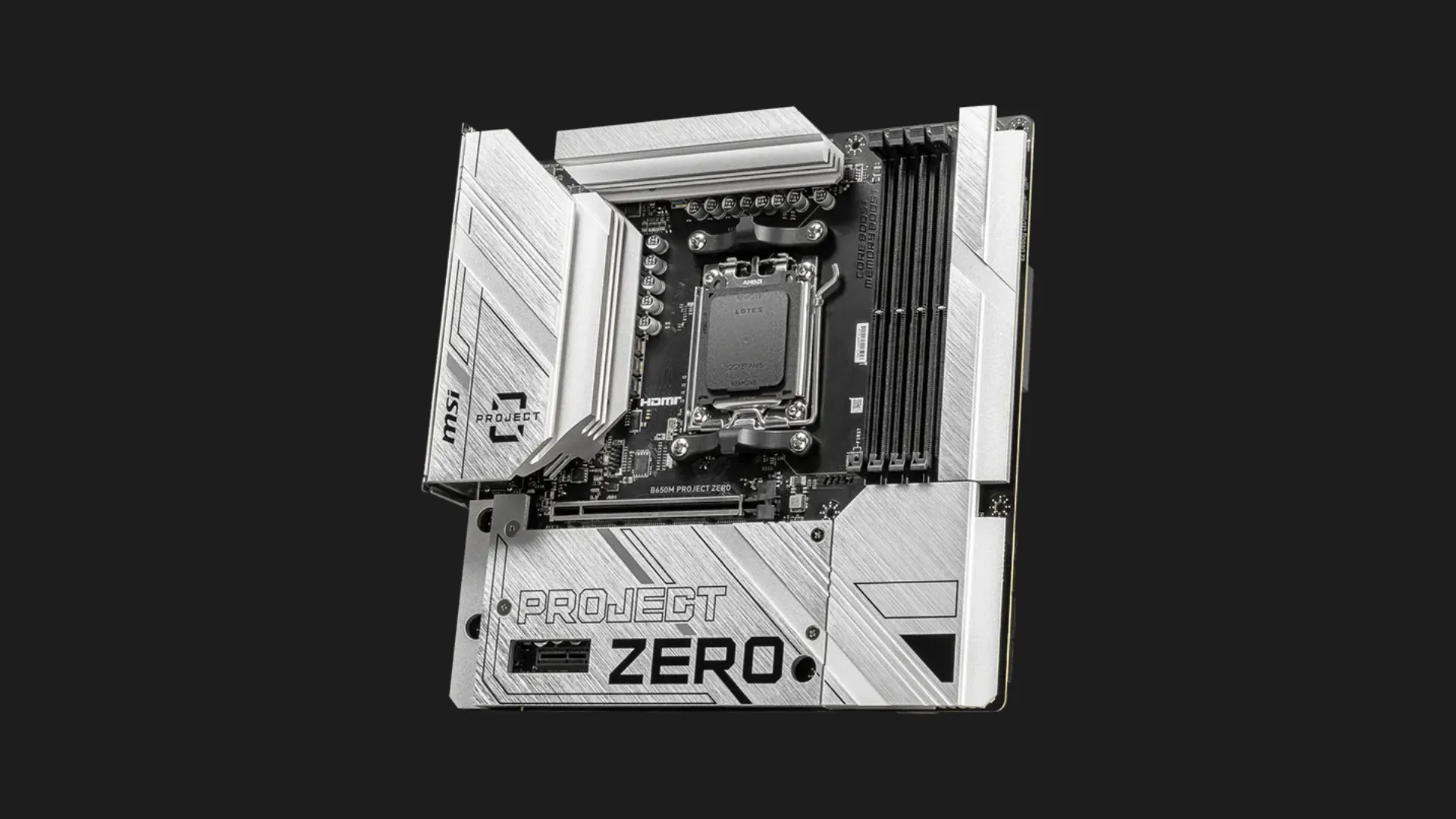 Материнская плата MSI B650M PROJECT ZERO (sAM5) (B650M PROJECT ZERO)