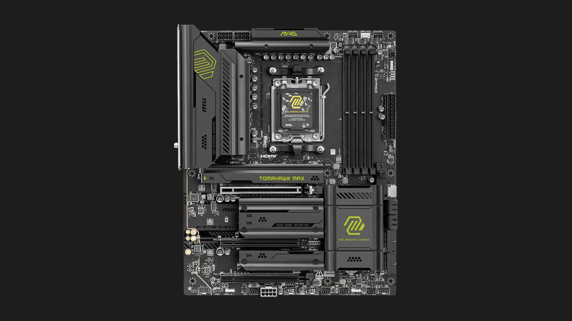 Материнская плата MSI MAG B850 TOMAHAWK MAX WIFI (sAM5) (B850 TOMAHAWK MAX WIFI)