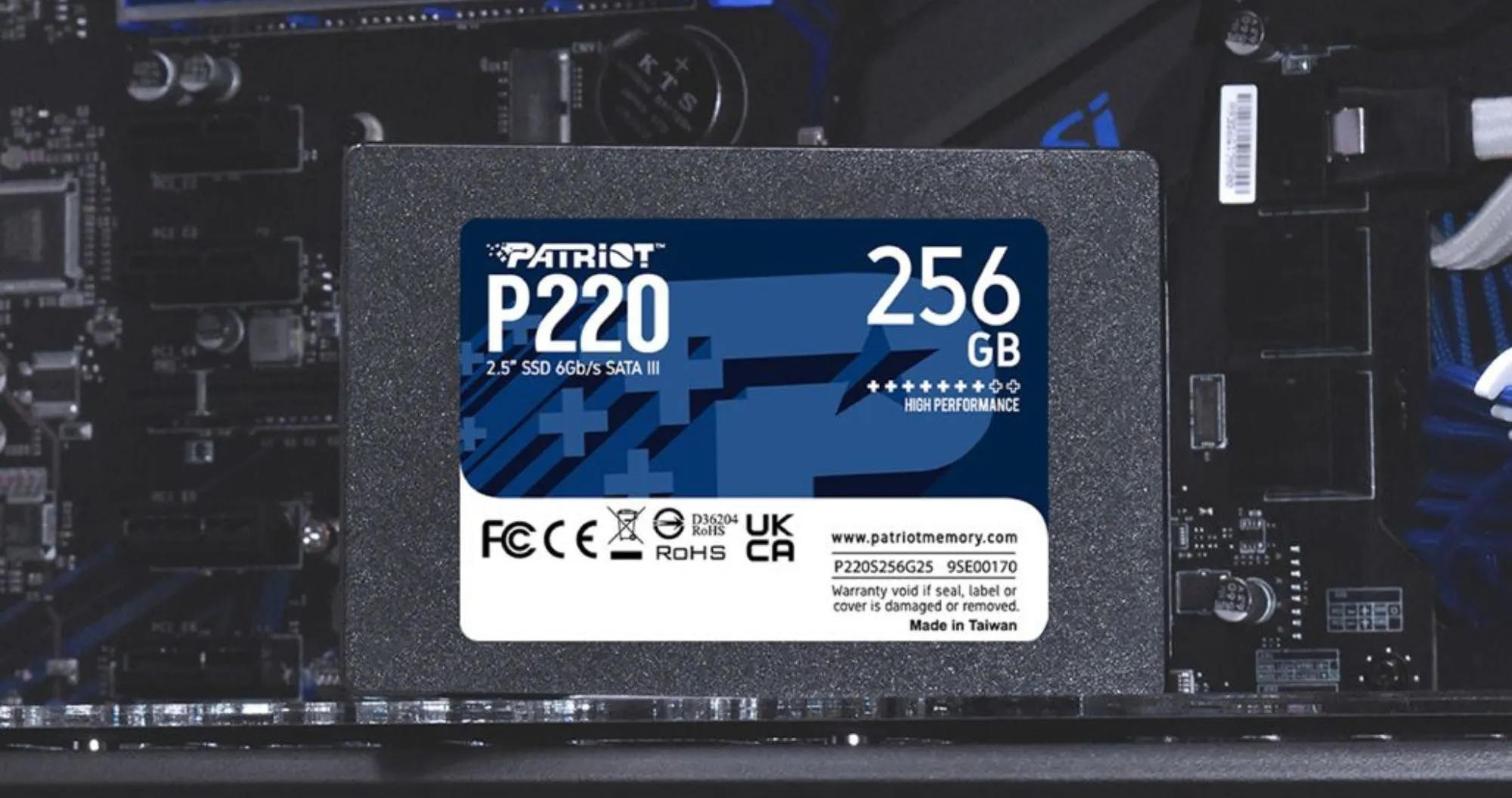 Накопитель SSD Patriot P220 256GB SATA (P220S256G25)