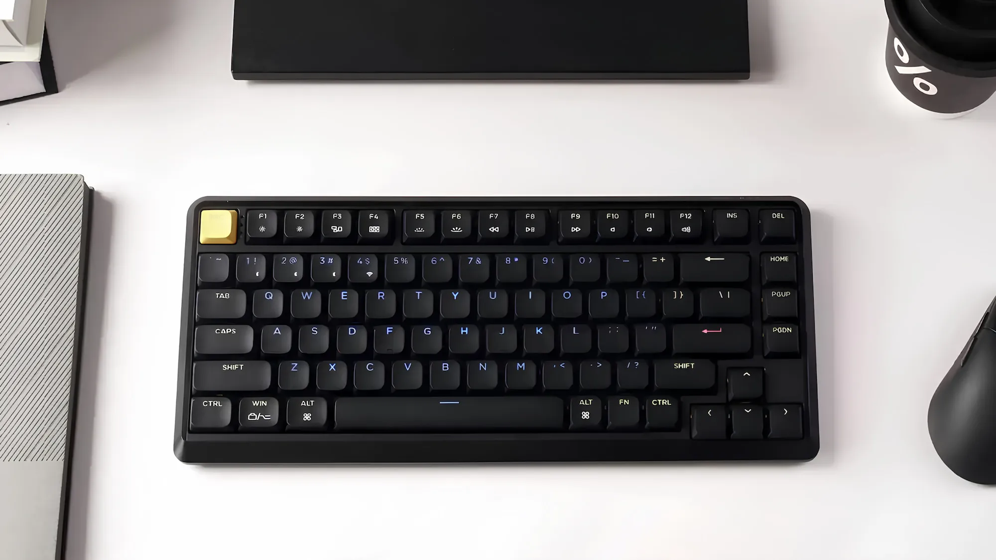 Ігрова клавіатура Keychron J1 82 Key RGB K pro Red (Black) (J1-H1-UA)