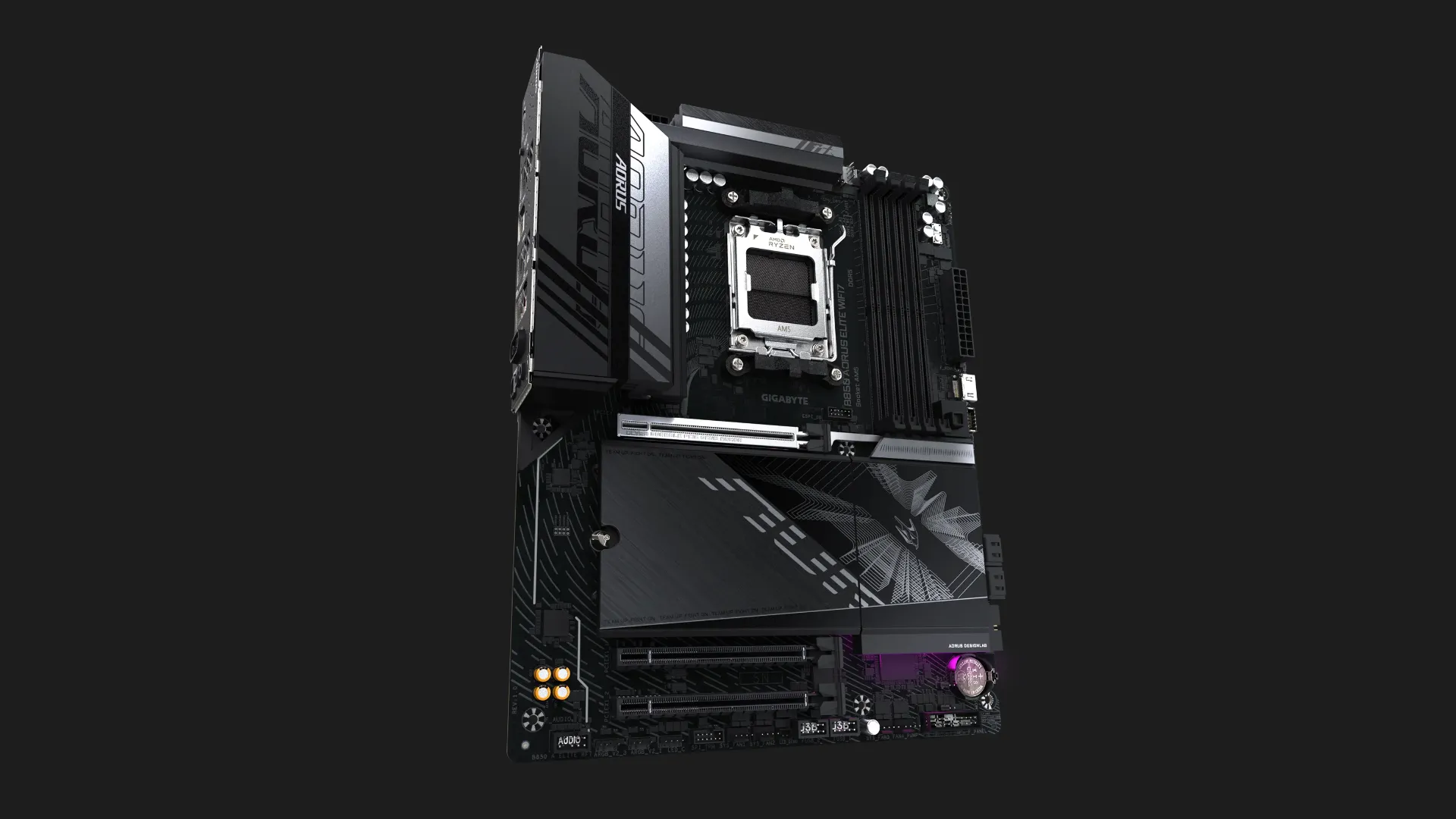 Материнська плата GIGABYTE B850 A ELITE WIFI7 1.1 (sAM5) (B850 A ELITE WF7 1.1)
