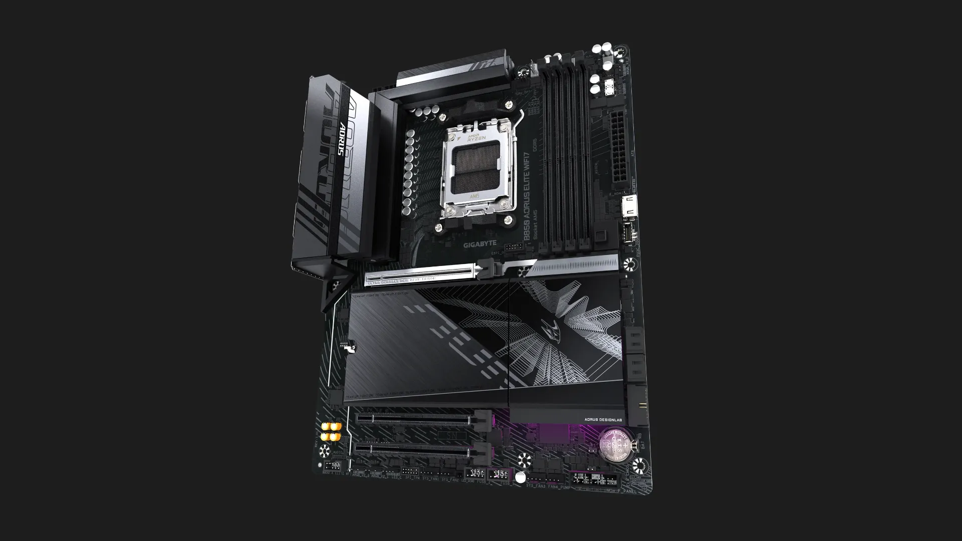 Материнська плата GIGABYTE B850 A ELITE WIFI7 1.1 (sAM5) (B850 A ELITE WF7 1.1)