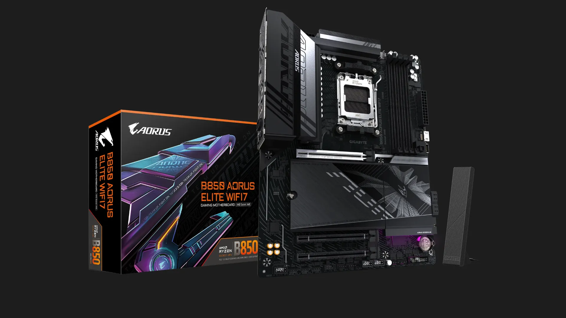 Материнська плата GIGABYTE B850 A ELITE WIFI7 1.1 (sAM5) (B850 A ELITE WF7 1.1)