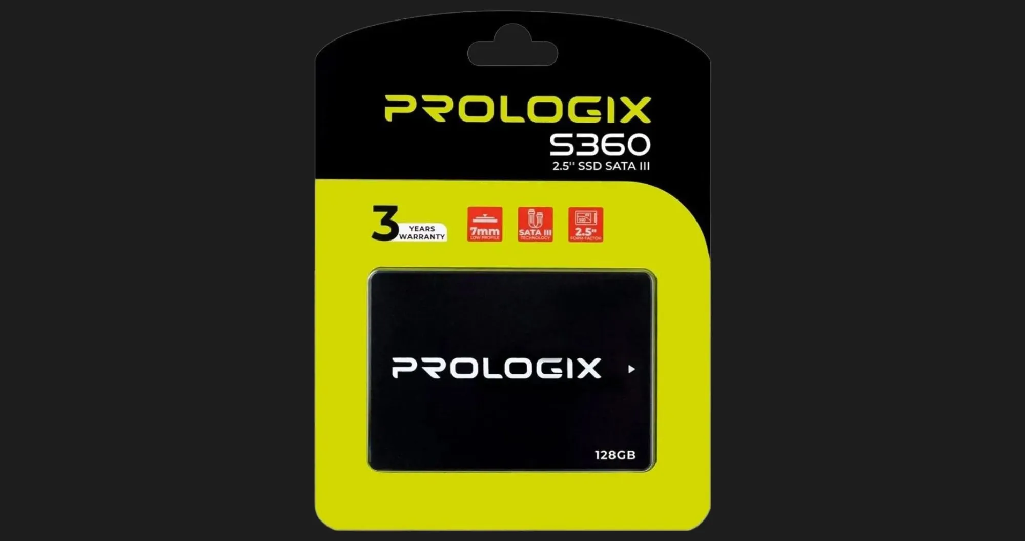 Накопичувач SSD Prologix S360 128GB SATA (PRO128GS360)