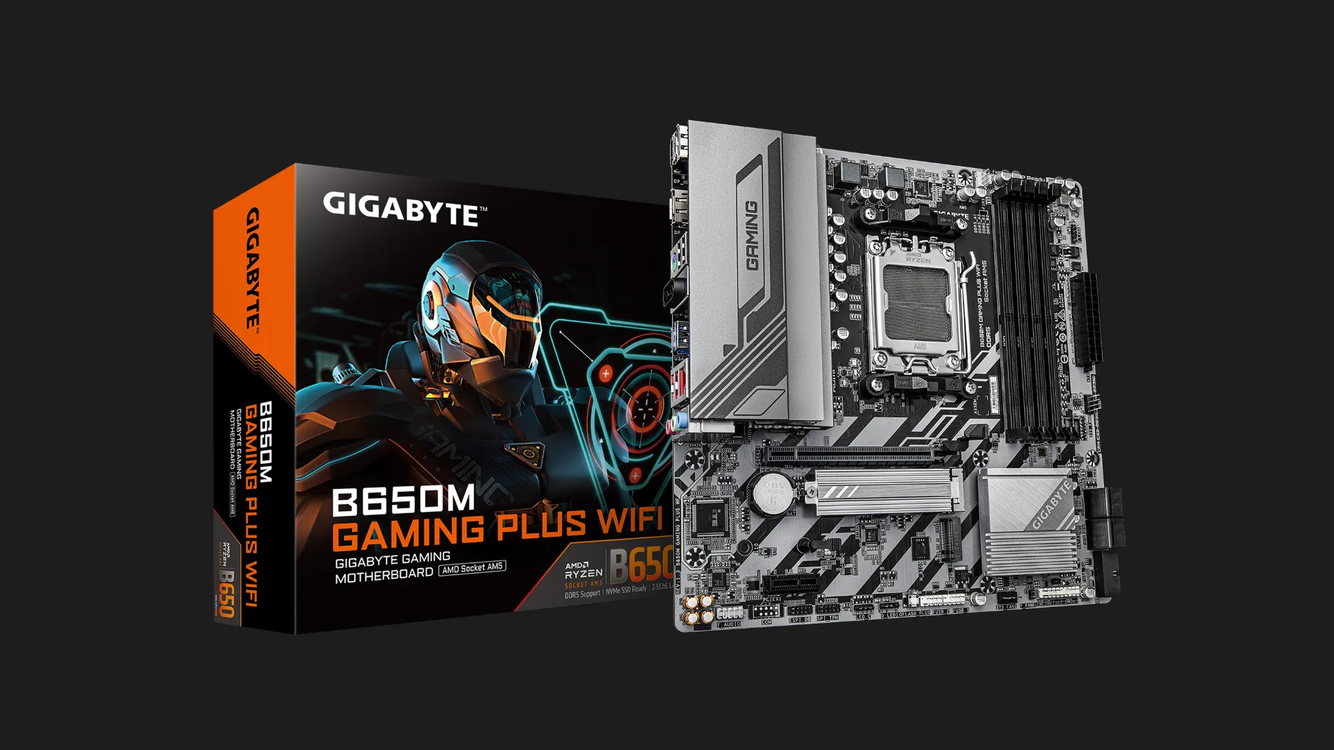Материнська плата GIGABYTE B650M GAMING PLUS WIFI 1.3 (B650M GAMING PLUS WF 1.3)