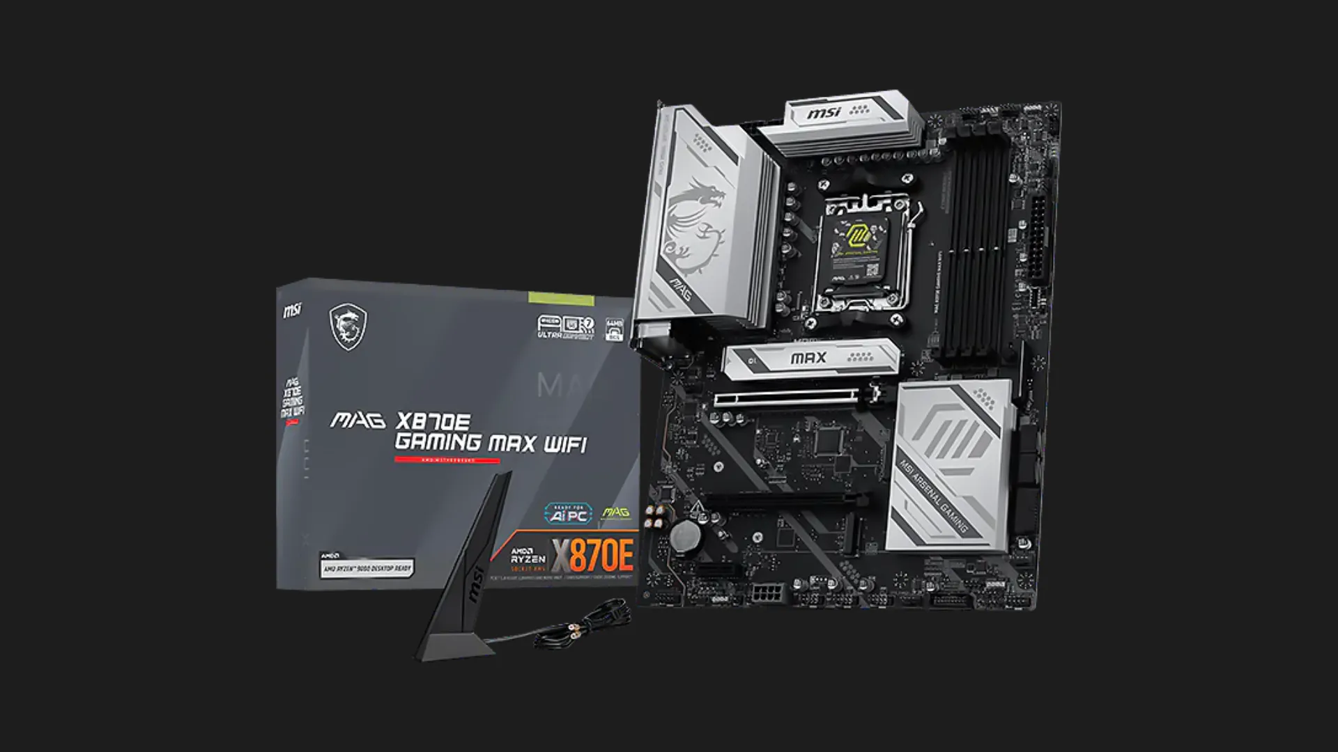 Материнська плата MSI MAG X870E GAMING MAX WIFI (sAM5) (MAG X870E GAM MAX WIFI)