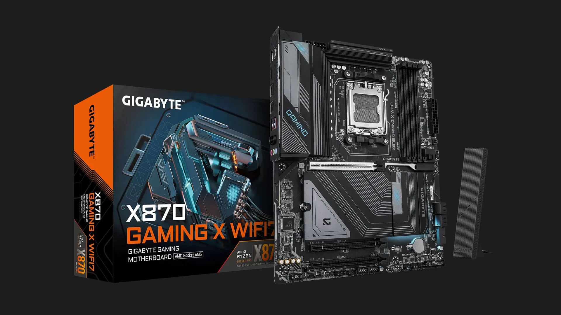Материнська плата GIGABYTE X870 GAMING X WIFI7 1.1 (sAM5) (X870 GAMING X WIFI7 1.1)