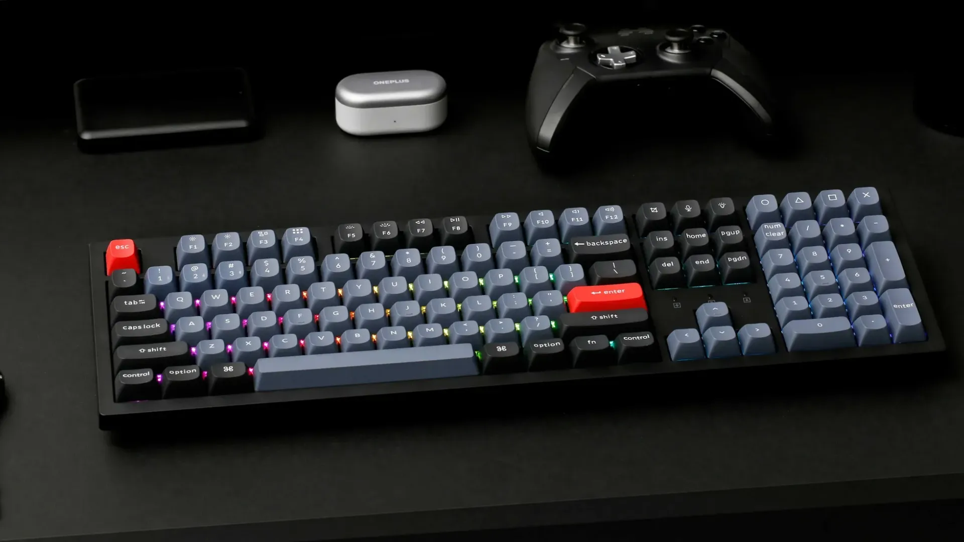 Ігрова клавіатура K10 Pro 108 Key RGB Hot-Swap K Pro Red (Black) (K10P-H1-UA)